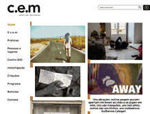 Tablet Screenshot of c-e-m.org